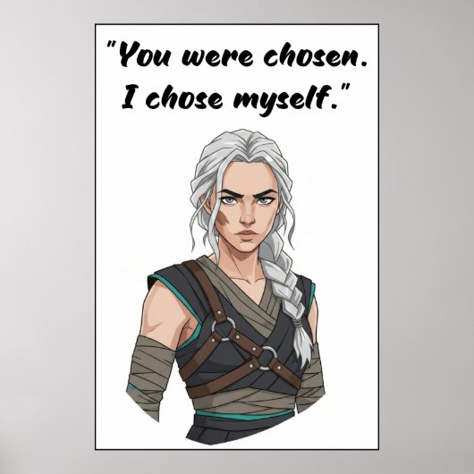 Powerless Quote Poster (Voorkant)