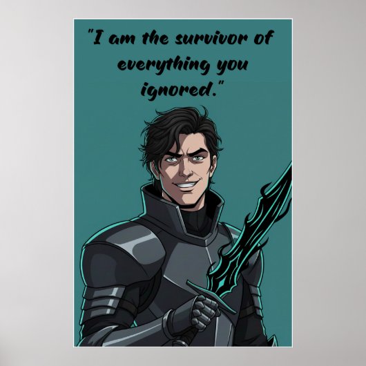 Powerless Quote Poster (Voorkant)