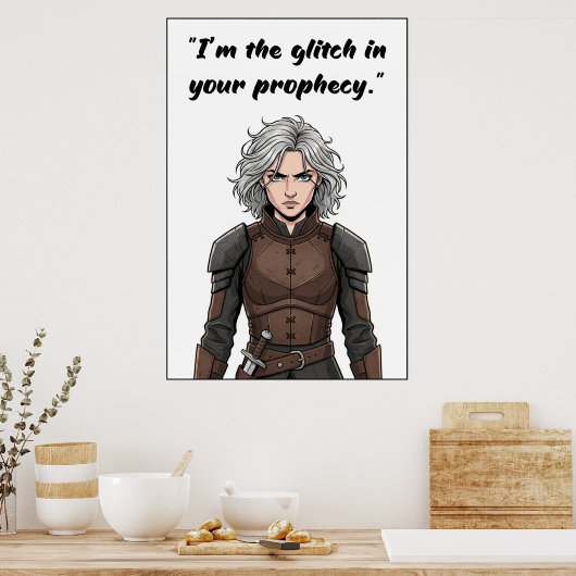 Powerless Quote Poster (Cuisine)