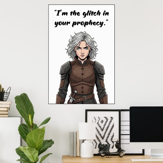 Powerless Quote Poster (Bureau à domicile)