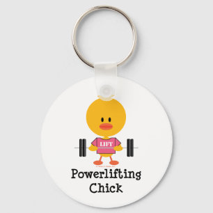Powerlift Chick-Sleutelhanger Sleutelhanger