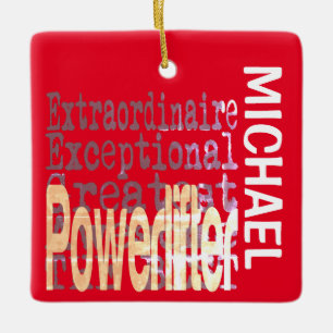 Powerlifter Extraordinaire CUSTOM Keramisch Ornament