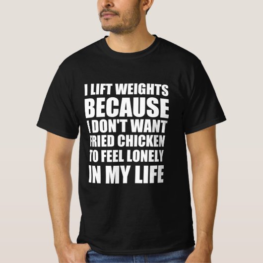 Powerlifting grappig citaat t-shirt (Voorkant)