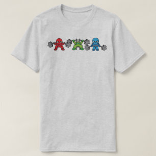 Powerlifting Kawaii - Squat, Bench Press, Deadlift T-shirt