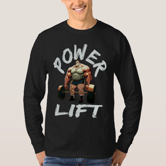 Powerlifting Workout Fitness  2 T-shirt (Voorkant)