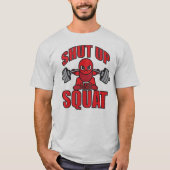 Powerlifting - Zwijg en hurk - Kawaii Been Day T-shirt (Voorkant)