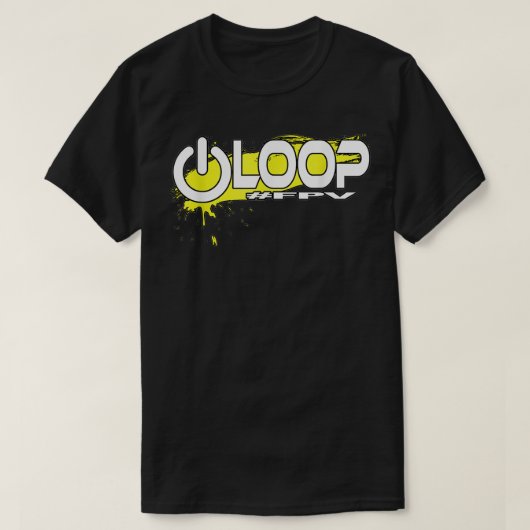 Powerloop Fpv Drone Drone Pilot Drone Copter Race T-shirt (Design voorkant)