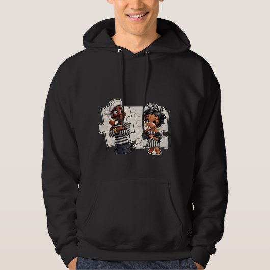 PowerOf3Brand Couronne Crest Sweat à capuche (Devant)
