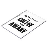 PowerofCOFFEE Notitieboek (Linkerzijde)