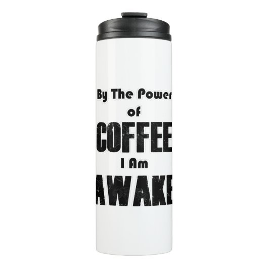 PowerofCOFFEE Thermosbeker (Voorkant)