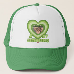 PowerPuff Dingus Green Heart - VRIENDIN Trucker Pet