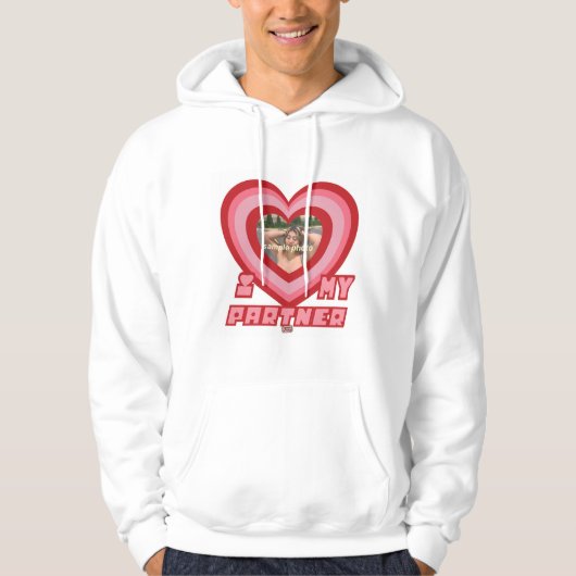 PowerPuff Dingus Heart-PARTNER Hoodie (Voorkant)