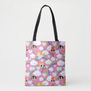 Powerpuff Girls & Donny Rainbow Pattern Draagtas