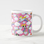 Powerpuff Girls & Donny Rainbow Pattern Extra Grote Beker (Rechts)
