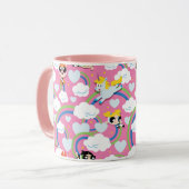 Powerpuff Girls & Donny Rainbow Pattern Mok (Voorkant links)