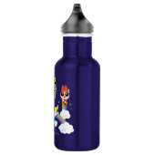Powerpuff Girls & Donny Rainbow Pattern Waterfles (Rechts)