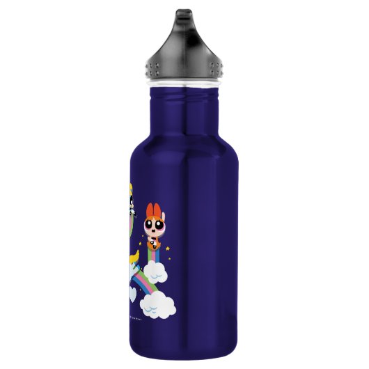 Powerpuff Girls & Donny Rainbow Pattern Waterfles (Rechts)