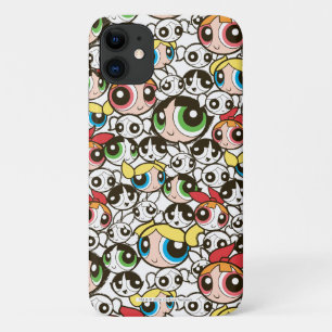 Powerpuff Girls Face Pattern iPhone 11 Hoesje