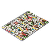 Powerpuff Girls Face Pattern Notitieboek (Linkerzijde)