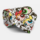 Powerpuff Girls Face Pattern Stropdas (Opgerold)