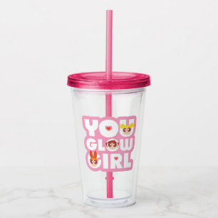 Powerpuff Girls: Glow Girl Acryl Drinkbeker