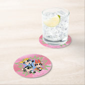 Powerpuff Girls Powfactor Ronde Kartonnen Onderzetter (Insitu)