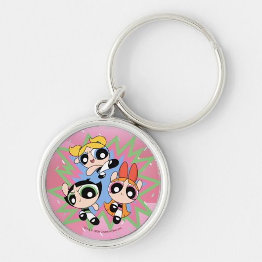 Powerpuff Girls Powfactor Sleutelhanger (Voorkant)