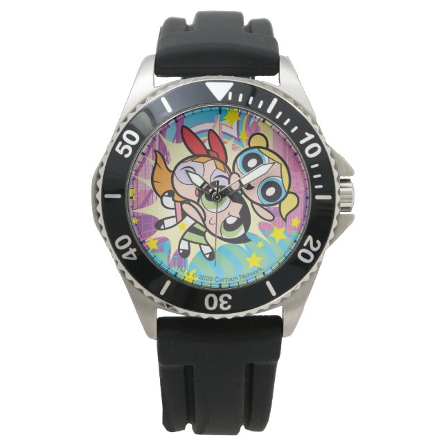 Powerpuff Girls-regel Horloge (Voorkant)