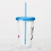 Powerpuff Girls Star Pattern Acryl Drinkbeker (Rechts)