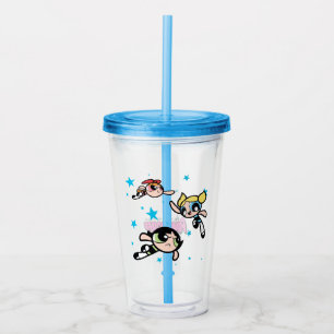 Powerpuff Girls Star Pattern Acryl Drinkbeker