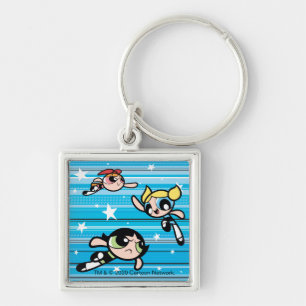 Powerpuff Girls Star Pattern Sleutelhanger