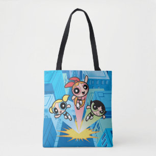 Powerpuff Girls starten in de lucht Draagtas