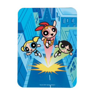 Powerpuff Girls starten in de lucht Magneet