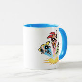 Powerpuff Girls starten in de lucht Mok (Voorkant rechts)