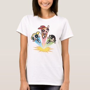 Powerpuff Girls starten in de lucht T-shirt