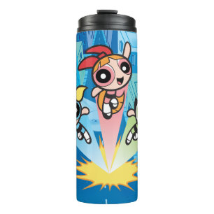Powerpuff Girls starten in de lucht Thermosbeker