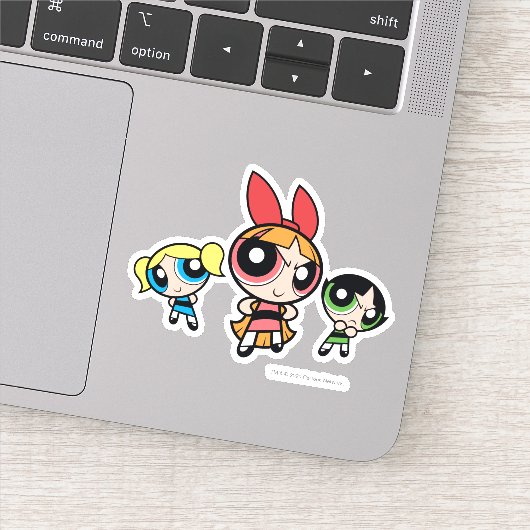Powerpuff Girls Super Fierce Sticker (Detail)