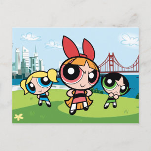 Powerpuff Girls Super Fierce Uitnodiging Briefkaart