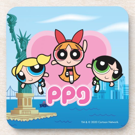 Powerpuff Girls Team Geweldige Bier Onderzetter (Voorkant)