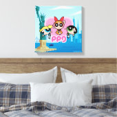 Powerpuff Girls Team Geweldige Canvas Afdruk (Insitu (Slaapkamer))