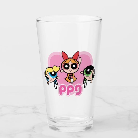 Powerpuff Girls Team Geweldige Glas (Voorkant)