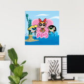 Powerpuff Girls Team Geweldige Poster (Thuiskantoor)