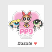 Powerpuff Girls Team Geweldige Sticker (Vel)