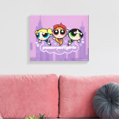 Powerpuff Girls Team Logo Canvas Afdruk (Insitu (Woonkamer))