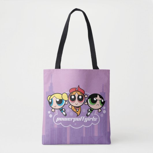 Powerpuff Girls Team Logo Draagtas (Voorkant)