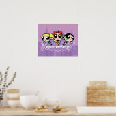 Powerpuff Girls Team Logo Poster (Keuken)