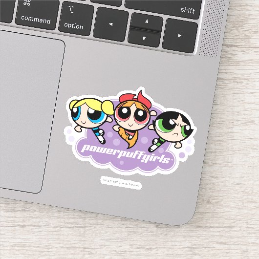 Powerpuff Girls Team Logo Sticker (Detail)