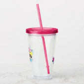 Powerpuff Girls Townsville Pattern Acryl Drinkbeker (Links)