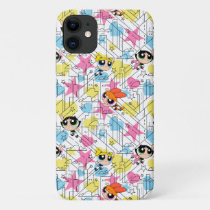 Powerpuff Girls Townsville Pattern iPhone 11 Hoesje