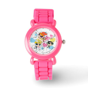 Powerpuff Girls Townsville Pattern Horloge